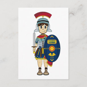 Niedliche Roman Soldier RSVP-Karte RSVP Karte