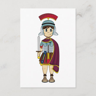 Niedliche Roman Soldier RSVP-Karte RSVP Karte