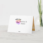 Niedliche romanische Katzen für Valentine Karte (Rückseite)