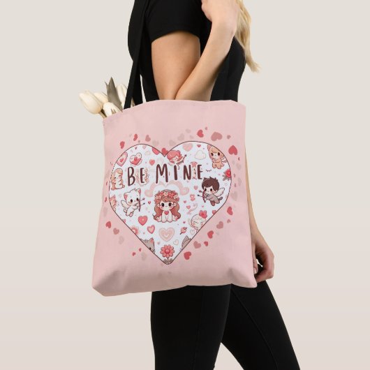 Niedliche Romantik: Valentinstag Tasche (Von Nahem)