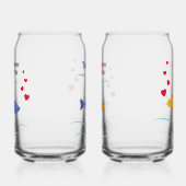 Niedliche romantische Individuelle Name und Datum Dosenglas (Rechts)