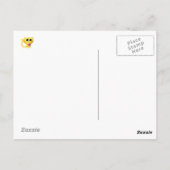 Niedliche romantische Katze mit mildem Herzen Postkarte (Rückseite)