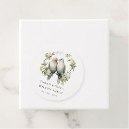 Niedliche romantische Liebesgeburten Botanische Tr Geschenkanhänger