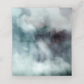 Niedliche romantische Pinguinalhochzeit Platzkarte (Innenseite Aufgefaltet)