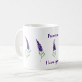 Niedliche romantische Provence I Liebe Sie Kaffee  Kaffeetasse (Vorderseite Links)