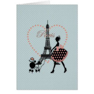 Niedliche romantische Vintage Silhouette