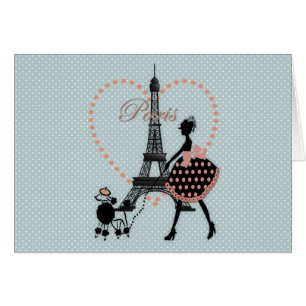 Niedliche romantische Vintage Silhouette