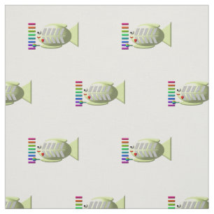 Niedliche Röntgenstrahl-Fische mit Stoff