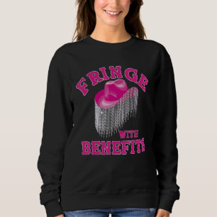 Niedliche Rosa-Ästhetik Südliche Cowgirl Country M Sweatshirt