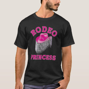 Niedliche rosa ästhetische südliche Cowgirl-Countr T-Shirt