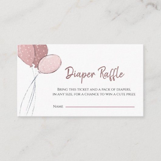 Niedliche Rosa Babydusche Windelwanne Begleitkarte (Vorderseite)