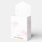 Niedliche rosa Ballerina und Ballons Geburtstag Geschenkschachtel (Geöffnet)