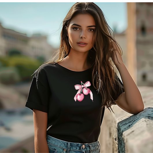Niedliche Rosa Beere Muttertag T-Shirt