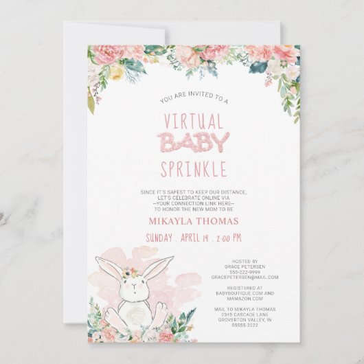 Niedliche, rosa, blühende, blühende Lichter Baby S (Vorderseite)