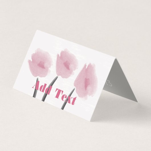Niedliche Rosa Blume (Vorderseite)