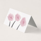 Niedliche Rosa Blume (Rückseite)