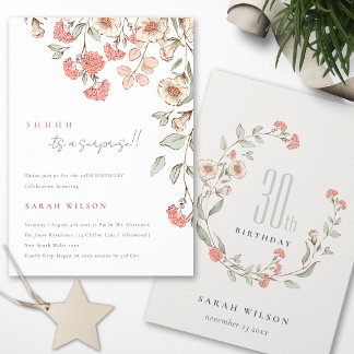 Niedliche rosa Blume jede erstaunliche Geburtstags Dankeskarte