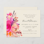 Niedliche, rosa Blumendusche (Vorne/Hinten)