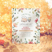 Niedliche Rosa Blumenzeit für Tee-Brautparty