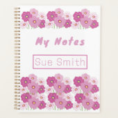 Niedliche rosa Blüte Planer (Vorderseite)