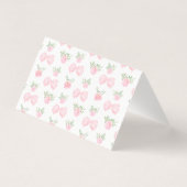 Niedliche Rosa Bugbaby Dusche danke Karten (Rückseite)