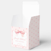 Niedliche Rosa Bugband Babydusche Geschenkschachtel (Geöffnet)