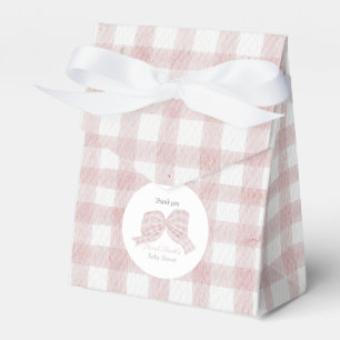 Niedliche Rosa Bugband Babydusche Geschenkschachtel