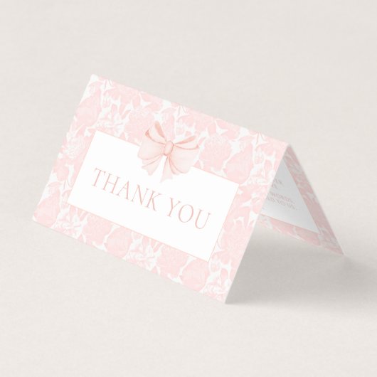 Niedliche Rosa Bugbrust Blumendusche Kinderkarte (Vorderseite)