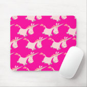 Niedliche rosa Cartoonunicorn-Herde!! mousepad (Mit Mouse)