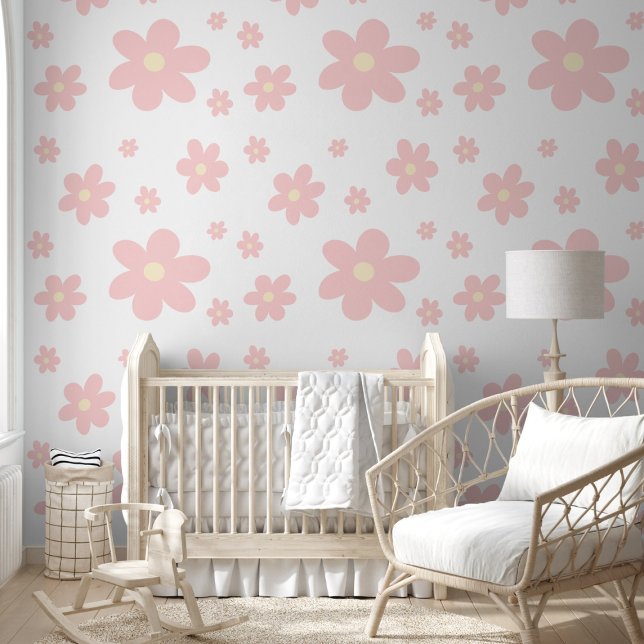 Niedliche Rosa Daisy Random Girls Kinderzimmer Dek Tapete (Von Creator hochgeladen)