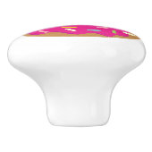 Niedliche, rosa Donut Tür und Schublade ziehen Knö Keramikknauf (Seitenansicht)