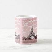 Niedliche rosa Eiffel-Turm-Tasse Kaffeetasse (Mittel)