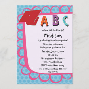 NIEDLICHE rosa Einladung