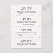 Niedliche rosa Elefantenkarte Begleitkarte (Vorderseite)