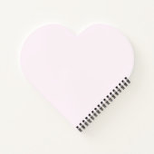 Niedliche rosa Eule im Cup Notizblock (Rückseite)