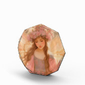 Niedliche Rosa Fairy Fantasy Malerei Fotoblock (Rechts)