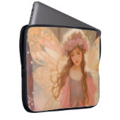 Niedliche Rosa Fairy Fantasy Malerei Laptopschutzhülle (Vorne Rechts)