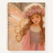 Niedliche Rosa Fairy Fantasy Malerei Notizblock (Vorderseite)