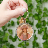 Niedliche Rosa Fairy Fantasy Malerei Schlüsselanhänger (Hand)