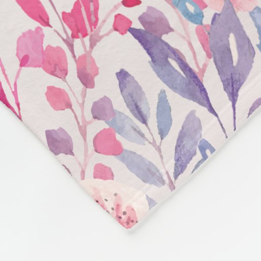 Niedliche rosa Flamingo-Fleece-Decke Fleecedecke (Ecke)