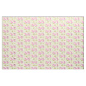 Niedliche Rosa Flamingo triblauer Cartoon Abbildun Stoff (Fat Quarter (45,7 x 55,9 cm))