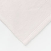 Niedliche Rosa Flamingos mit rotem Herzen Fleecedecke (Ecke)