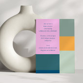 Niedliche rosa geometrische, einzigartige Babydusc Einladung