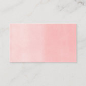 Niedliche Rosa Girl-Dillet-Gewinnkarten Begleitkarte (Rückseite)