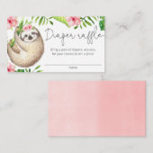 Niedliche Rosa Girl-Dillet-Gewinnkarten Begleitkarte (Vorne/Hinten)