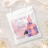 Niedliche Rosa-Gnome-Aquarellkinder tricksen oder Geschenktütchen (Ausgeschnitten)