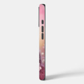 Niedliche, rosa, grasende Eule Case-Mate iPhone Hülle (Rückseite / Links)