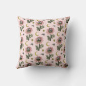 Niedliche Rosa Grizzly Bärenfarne im verzauberten Kissen (Rückseite)