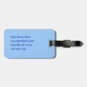 Niedliche Rosa-Haar-Fairy trifft Ladybug Gepäckanhänger (Rückseite horizontal)