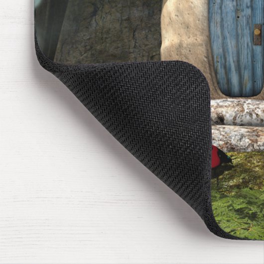 Niedliche Rosa-Haar-Fairy trifft Ladybug Mousepad (Ecke)